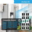 3Pcs PureAir AF-2 Refrigerator Air Filter Compatible with Frigidaire FRGPAAF2 PureAir AF-2 Air Filter, FRFC2323AS, FRFC232LAF, FRFC233LAF, Filter for Air
