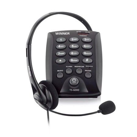 Headset Noise Cancelling Earphone For Sales Call Center Customer Service Phone Clear Sound Office Professional Bussiness Service Phone