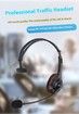 Single Ear for PC Noise Cancelling Headset Call Center Dual Audio Plugs Office Use Volume Control Headset Noise Cancelling Earphone Customer Service