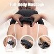 Electric Shiatsu Back and Neck Massager,Cordless Shoulder Massager with Heat,Deep Tissue 3D Kneading Massage Pillow for Shoulder,Leg, Body Muscle (Black)