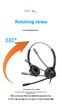 Crystal Head Plug Headset For land line phone Call Center Ultra Comfortable Customer Service Earphone With Noise Cancelling Headsets Headphones Microphone