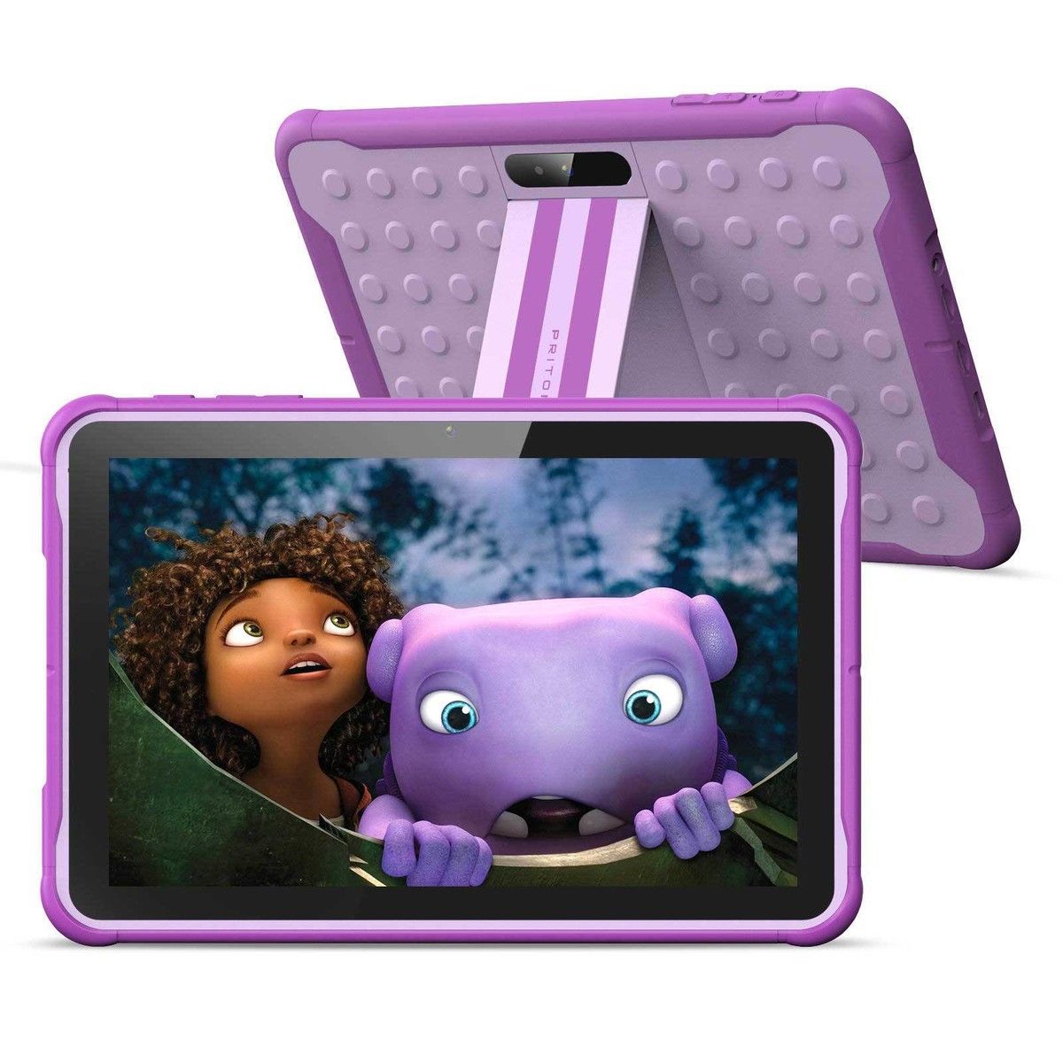 10.1 inch Kids Tablet, Parental Control, Quad Core Processor, Android 13 4GB RAM, 64GB ROM, HD IPS Touch Screen, Google Play, YouTube, Purple