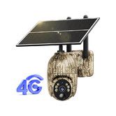 4G LTE Cellular Trail Camera 3rd Generation with Solar Panel, Live Video Game Camera with 360 Degree Pan Tilt, Motion Activated