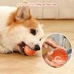 Interactive Dog Ball Toy, Self Rolling Ball, Interactive Dog Cat Ball Toy for Boredom Indoors Outdoors, Dog Toy Ball (Orange)