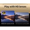 4K Ultra HD Digital Camera with Flip Screen 48MP CCD Compact Camera USB Rechargeable 32G Card White