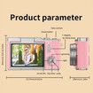 4K Ultra HD Digital Camera with Flip Screen 48MP CCD Compact Camera USB Rechargeable 32G Card White