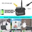 Wireless WIFI Backup Camera for RV, Truck, Camper, Trailer, Solar Powered Magnetic Mount, No Wiring, Works with iPhone and Android