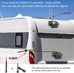 Wireless WIFI Backup Camera for RV, Truck, Camper, Trailer, Solar Powered Magnetic Mount, No Wiring, Works with iPhone and Android