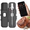 Wireless Digital Meat Thermometer for Grilling Cooking,Instant Read Food Thermometers Bluetooth App-Enabled for Steak,BBQ