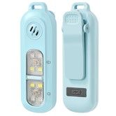 Personal Safety Alarm For 130dB With LED Light Recharge Emergency Anti-Attack For Elder Child Woman Color Blue