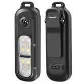 Personal Safety Alarm For 130dB With LED Light Recharge Emergency Anti-Attack For Elder Child Woman Color Black