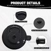 For NC301 Ice Cream Maker Outer Bowl Lid Compatible Ninja NC299AMZ, NC301, NC300, NC201, NC101 Series NO Paddle, Ice Cream Maker Accessories