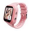 4G Kids Smart Watch, Boys Girls GPS Tracker Kids Smartwatches Video Call SOS Alarm Voice Chat and Touch Screen Game Real Time Tracking (Pink)