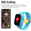 4G Kids Smart Watch, Boys Girls GPS Tracker Kids Smartwatches Video Call SOS Alarm Voice Chat and Touch Screen Game Real Time Tracking (Blue)