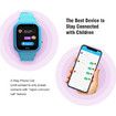 4G Kids Smart Watch, Boys Girls GPS Tracker Kids Smartwatches Video Call SOS Alarm Voice Chat and Touch Screen Game Real Time Tracking (Blue)