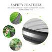Round Raised Garden Bed Fence Planter Box Indoor Outdoor Flower Herb Vegetable Green Holder Container for Balcony Window Patio Aluzinc Coated Metal Edging