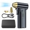 Compressed Air Duster Cordless,Powerful 130000RPM,Portable Rechargeable Air Blower,3-Gear Electric Compressed Air For Office Car Home Color Black