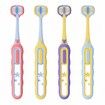 4pcs Soft 3 Sided Toothbrushes Baby Toothbrush for Ages 4-8 Years Cleans All Sides Christmas Gift Random Color sent