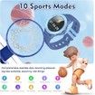 Kids Smart Watches, 1.27 Inch HD Screen Game Smart Watch, IP67 Waterproof, Sleep Monitoring, Sports Modes Activities Tracker, Blue