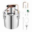 50L Water Distiller Home Beer Wine Brewing Kit Alcohol Making Distillery Liquor Distilling Equipment Stainless Steel for Essential Oil Whiskey Brandy