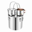 30L Water Distiller Home Brewing Kit Beer Alcohol Making Distillery Liquor Essential Oil Whiskey Distilling Equipment Stainless Steel with Thumper Keg