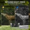 Trail Camera,4K 60MP WiFi Bluetooth Game Cameras with No Glow Night Vision,0.1s Trigger Motion Activated,IP66 Waterproof Hunting Camera
