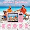 4K Digital Camera Waterproof Point Shoot Cameras for Photography 10FT Underwater Camera with Dual Screens,18X Digital Zoom,32GB TF Card(Pink)
