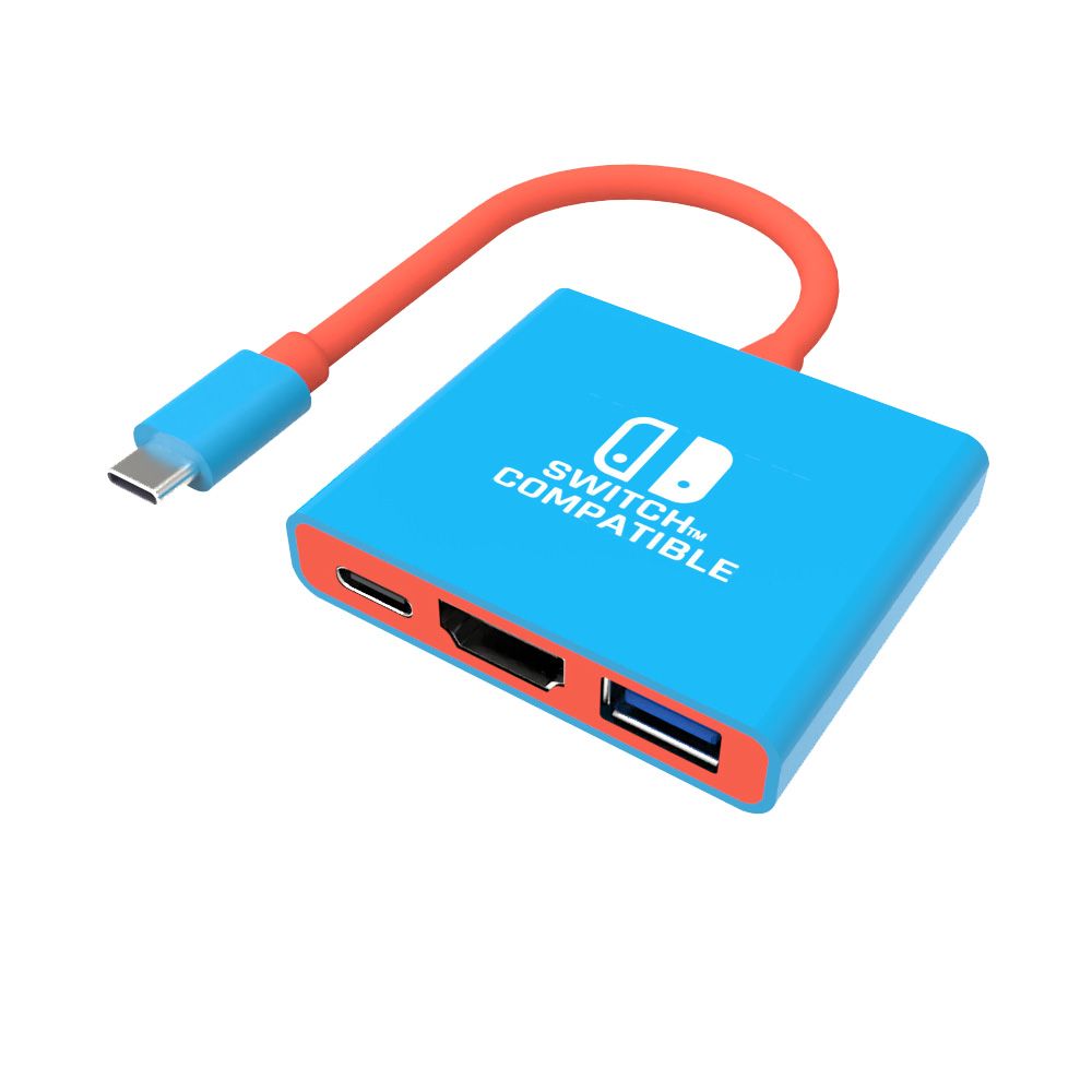 Switch HUB Docking Station TYPE HDMI 3in1 Docking Station 4K Screen Projection Display Adapter