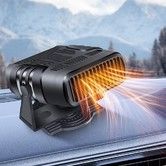 Car Heater, Portable Heater Parts, 12V Car Heaters for Vehicle, Windshield Defroster and Defogger, Car Demister That Plugs into Cigarette Lighter for Car