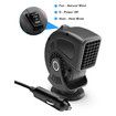 Car Heater 12V 150W, Portable Fast Heating and Cooling 2 in 1 Mode Fan, Cigarette Lighter Plug for Car RV SUV Diesel, Black