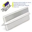 Concrete Tools Set Stainless Steel Concrete Hand Edger and Groover Plaster Stucco Cement Finishing Tool Kit