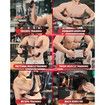 Saker Twister Arm Trainer,PowerTwist Arm Trainer,Adjustable Forearm Strengthener,Arm Exercise Equipment,Chest Workout Equipment,Portable Spring Resistance