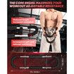 Saker Twister Arm Trainer,PowerTwist Arm Trainer,Adjustable Forearm Strengthener,Arm Exercise Equipment,Chest Workout Equipment,Portable Spring Resistance
