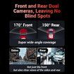 4k Dash Cam Front and Rear,3.59In IPS Screen,Built-in GPS 5G WiFi Dash Camera with App,UHD 2160P Night Vision,32G SD Card,Wide Angle,HDR,24H Parking Mode