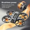 4K Dual Camera Drone Professional HD Aerial Photography Remote Control Aircraft HD Quadcopter Toy UAV Color Black