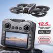 4K Dual Camera Drone Professional HD Aerial Photography Remote Control Aircraft HD Quadcopter Toy UAV Color Black