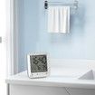 Digital Shower Clock Waterproof, Bathroom Wall Clock Timer with Touch Screen, Temperature, LCD Display for Kids and Men Women
