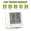 Digital Shower Clock Waterproof, Bathroom Wall Clock Timer with Touch Screen, Temperature, LCD Display for Kids and Men Women