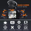 4 Channel Dash Cam 360 Degree Dash Camera HD 1080P 4 Lens DVR Driving Recorder With 32GB Card