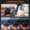 4 Channel Dash Cam 360 Degree Dash Camera HD 1080P 4 Lens DVR Driving Recorder With 32GB Card