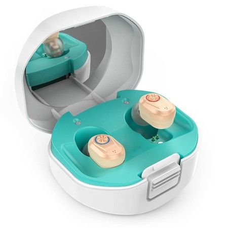 Hearing Aids for Seniors Rechargeable with Noise Cancelling,Hearing Amplifier for Adults with Severe Hearing Loss,16 Channels Digital Chip Sound Process