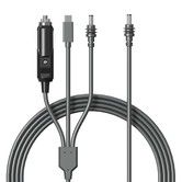 3 in 1 Starlink Cable 5M High Speed USB C 18AWG  Car Charger DC to DC Replacement Mini Power Waterproof Extension Accessories