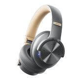 B8 Bluetooth Headphones, Wireless Bluetooth with 3 EQ Modes, Hands Free Calls, Over Ear Headphones for Travel Home Office, Ashen Golden