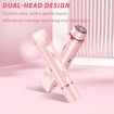 2 in 1 Women Electric Shaver, Dual Head Bikini Trimmer for Women, Body Hair Trimmer, Pink