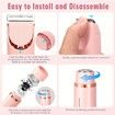 2 in 1 Women Electric Shaver, Dual Head Bikini Trimmer for Women, Body Hair Trimmer, Pink
