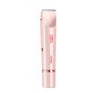 2 in 1 Women Electric Shaver, Dual Head Bikini Trimmer for Women, Body Hair Trimmer, Pink