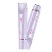 2 in 1 Women Electric Shaver, Dual Head Bikini Trimmer for Women, Body Hair Trimmer, Purple