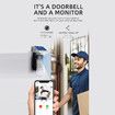 Solar Transparent Rain Cover Intelligent Visual Doorbell Wireless Video Doorbell Surveillance Camera