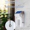 Solar Transparent Rain Cover Intelligent Visual Doorbell Wireless Video Doorbell Surveillance Camera