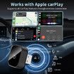 Wireless CarPlay Adapter 2025 Upgrade Wired CarPlay to Wireless,Mini USB Design for Cars with Built-in Wired CarPlay Plug and Play